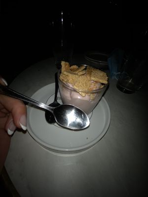 Strawberry cheesecake mousse  at Ladybird in New York City