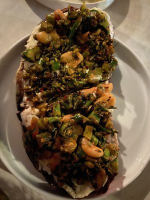 Toast thing rlly yum  at Ladybird in New York City