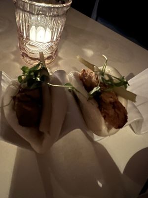 Buffalo bao bun  at Ladybird in New York City