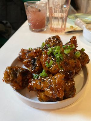 KFB (Kentucky fried broccoli) - SO GOOD PLS GET at Ladybird in New York City