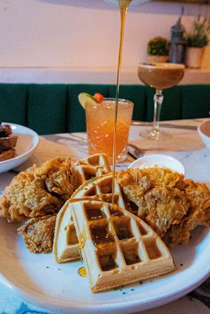 Ladybird Chikin 'n Waffles at Ladybird in New York City