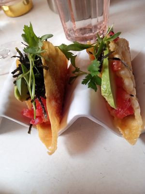Watermelon Tacos at Ladybird in New York City