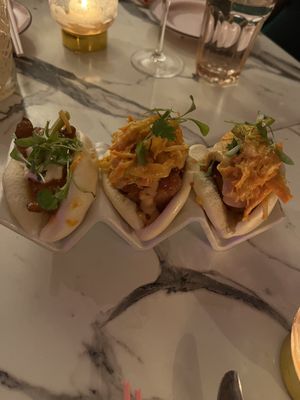 Bao buns  at Ladybird in New York City