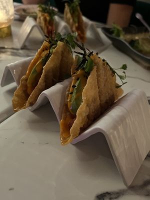 Watermelon tacos  at Ladybird in New York City