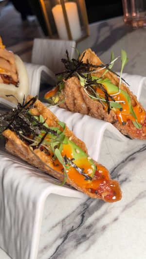 WATERMELON TACOS (vegan) at Ladybird in New York City