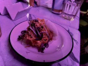 Po boy bao bun  at Ladybird in New York City