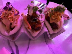 Bao buns  at Ladybird in New York City