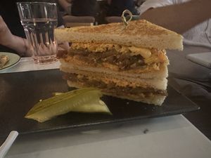 Tonkatsu sandwich  at Ladybird in New York City