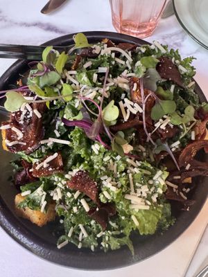 Kale Caesar - yum!  at Ladybird in New York City