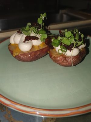 Loaded potatoes at Ladybird in New York City