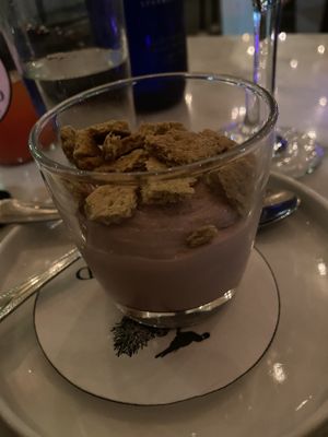 Strawberry coconut cheesecake mouse at Ladybird in New York City