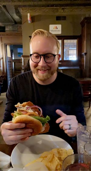 Vegan tenderloin!   at Broad Ripple Brewpub in Indianapolis
