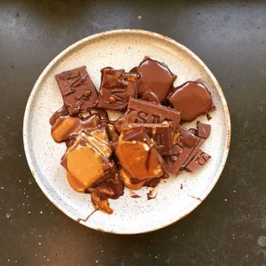 try the salted caramel bar at Not Your Sugar Mamas in Vineyard Haven