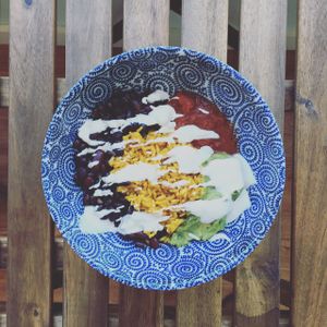 Mexican rice bowl at Not Your Sugar Mamas in Vineyard Haven