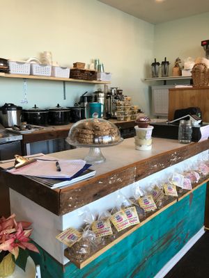 Front counter  at Not Your Sugar Mamas in Vineyard Haven