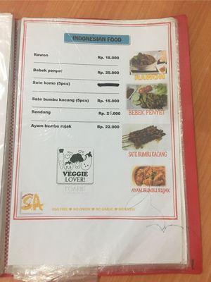 🇮🇩 food at Waroeng SA in Malang