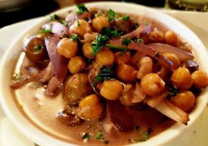 Chickpea Mantanel at The Angel Inn in Porthcawl