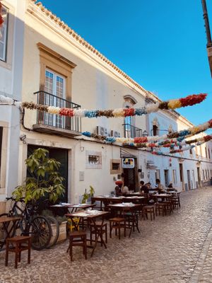 The little street  at A Venda in Faro
