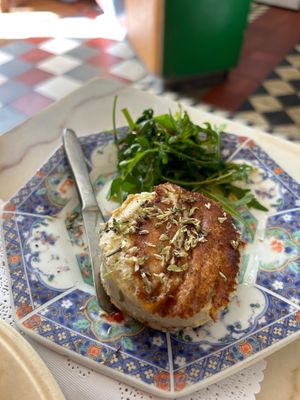 Vegan cheese at A Venda in Faro