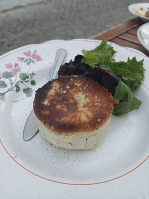 Vegan nut cheese at A Venda in Faro