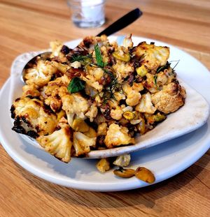 Charred Cauliflower at True Food Kitchen in Palo Alto