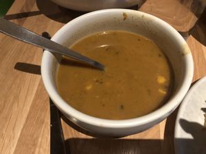 Corn Tortilla Soup  at True Food Kitchen in Palo Alto