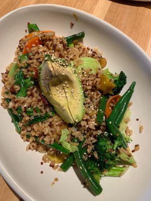 Teriyaki quinoa bowl  at True Food Kitchen in Palo Alto