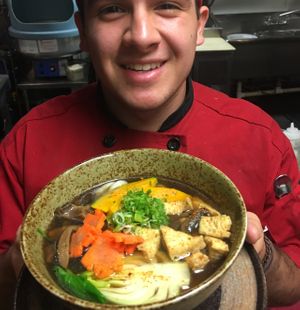 Shojin Udon noodles  at Zen Cuisine in Durango