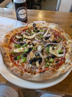 Can you see the garlic? at Mod Pizza - 6th Ave in Seattle