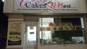 The outside  at Cakes N More in Dublin