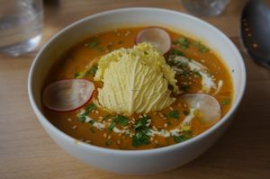 Velouté of Fennel with Spices at Primeur Cantine in Paris