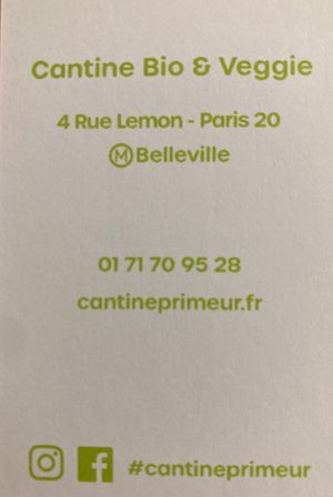  at Primeur Cantine in Paris
