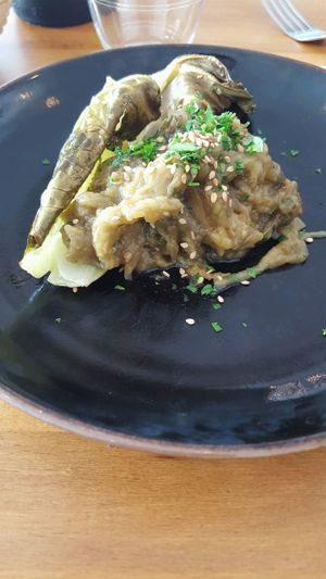 Caviar d'aubergine. at Primeur Cantine in Paris