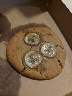 Vegan banana foster at Midnight Cookies in Gainesville