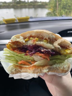 Now $14 for the burger and $4.90 more to add chips, still tasty   at Gibby's Cafe in Westport