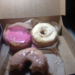 watermelon chili is amazing! at Nomad Donuts in San Diego