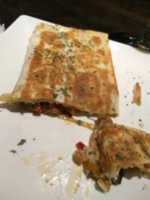 Quesadilla vegana at El Chigre de Manjatan in Majadahonda