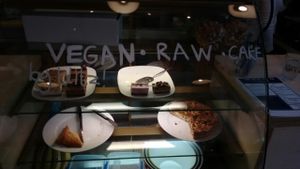 raw Vegan cake anyone  at Wayoo Juicery  in Edinburgh