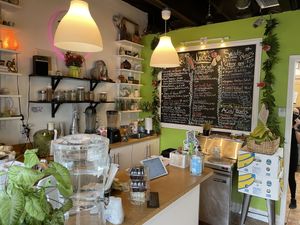 The cosy place, very friendly staff  at Raw South Juice Co. in Miami