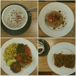 Saturday breakfast 15/10/2016.  at Peace Love Vegan Cafe in Bacchus Marsh