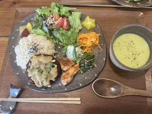 Vegan set menu 🤤  at Mana in Naha