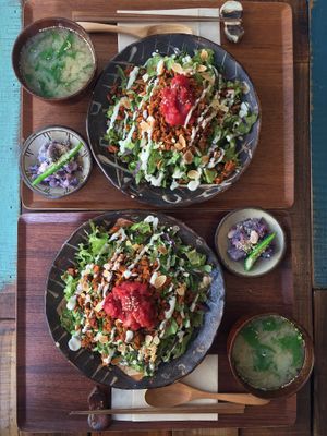 Taco rice  at Mana in Naha