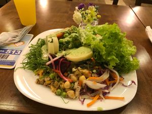 Salads options at Loving Hut - Jardins   in Sao Paulo
