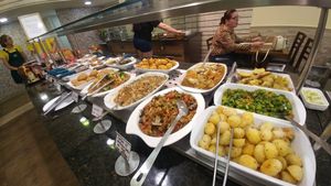 Savory table no 2 at Loving Hut - Jardins   in Sao Paulo