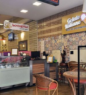Ice cream shop at Loving Hut - Jardins   in Sao Paulo