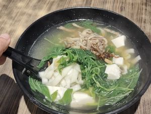 Pan mian soup at D'life 蔬食 - Jurong West in West Singapore