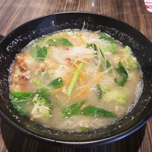 Ginger & egg mee sua~ flavourful as usual at D'life 蔬食 - Jurong West in West Singapore