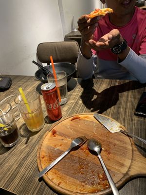 Food all finished! So delicious.  at D'life 蔬食 - Jurong West in West Singapore