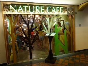 shop front at Nature Cafe in Central Singapore