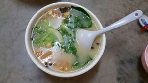 Cao Zou fish soup at Zen Vegetarian Food Store in Johor Bahru